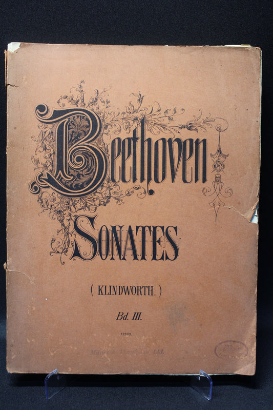 Beethoven Sonatas (Klindworth.) Vol. III [Second Hand]